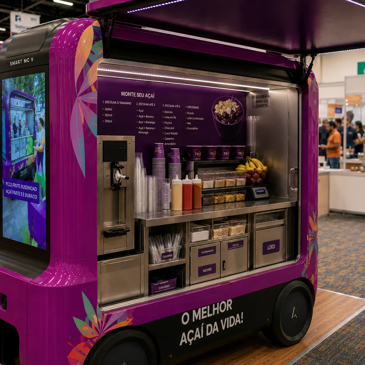 carrinho de açaí quiosque de açaí carrinho de açaí para eventos