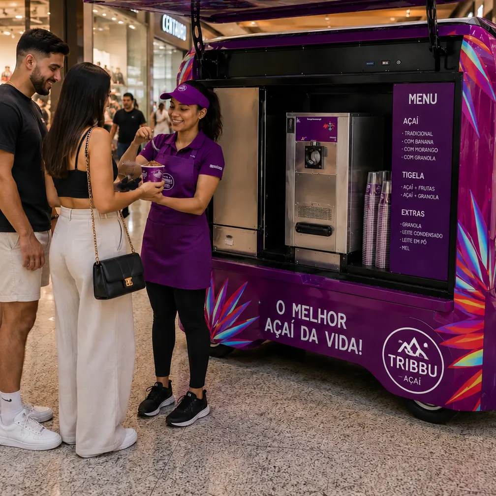 carrinho de açaí quiosque de açaí carrinho de açaí para eventos