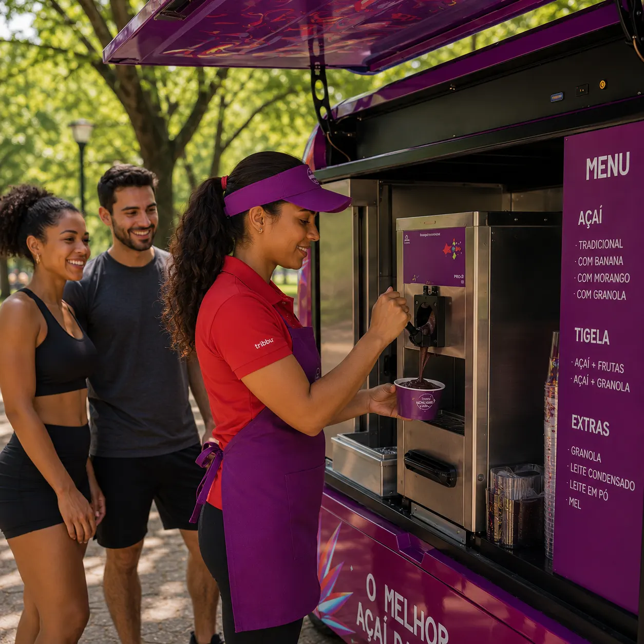 carrinho de açaí quiosque de açaí carrinho de açaí para eventos
