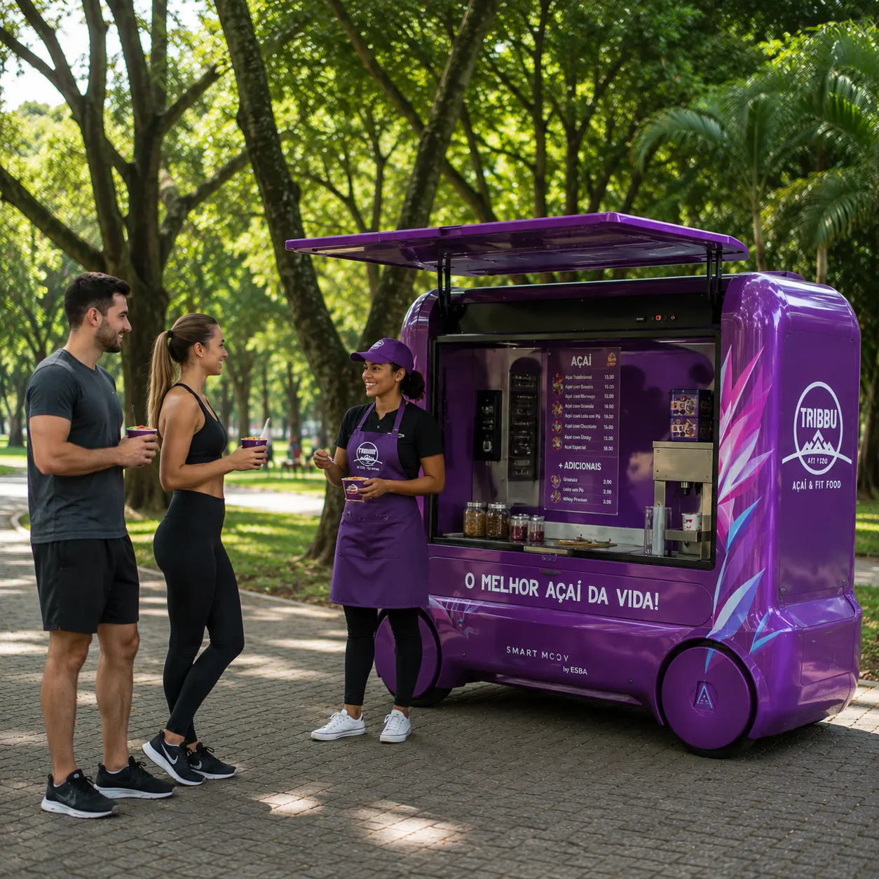 carrinho de açaí quiosque de açaí carrinho de açaí para eventos
