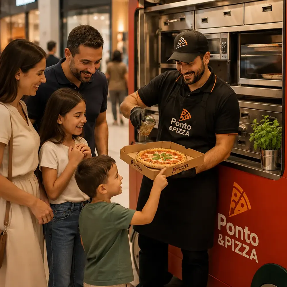 quiosque de pizza carrinho de pizza movel