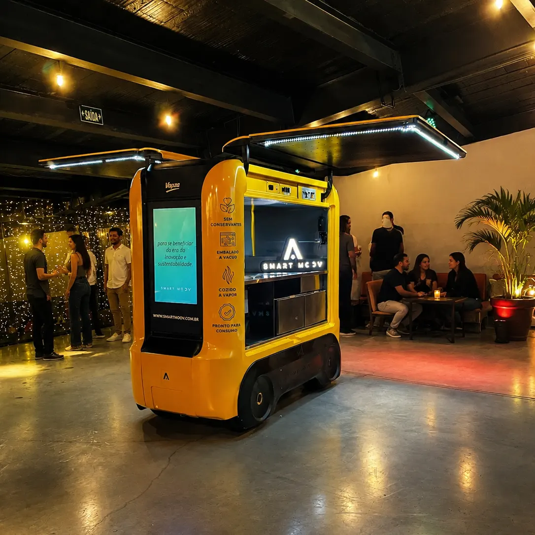 Mini Food Truck Quiosque móvel Quiosque para Shopping Food Tuk Carrinho