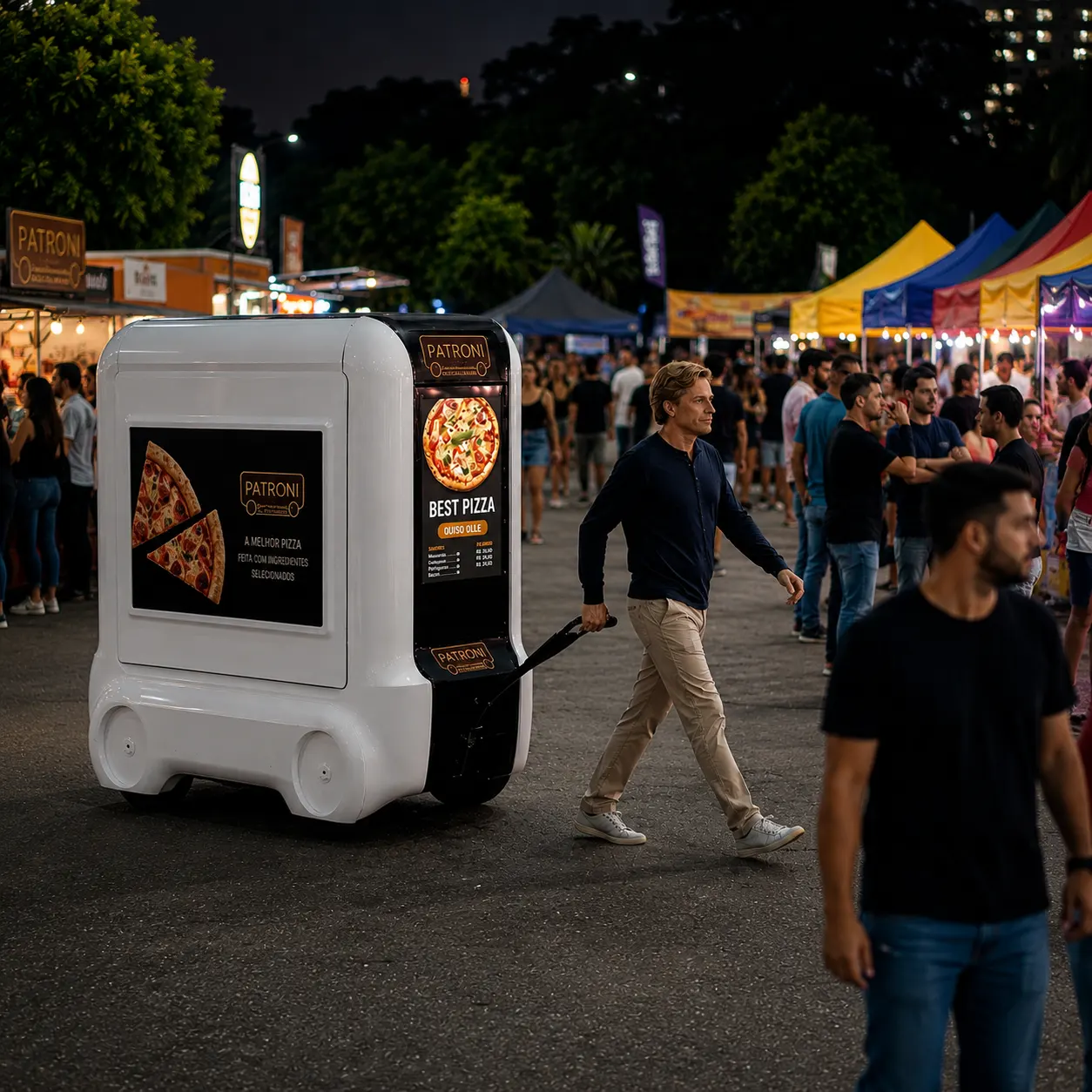 Mini Food Truck Quiosque móvel Quiosque para Shopping Food Tuk Carrinho