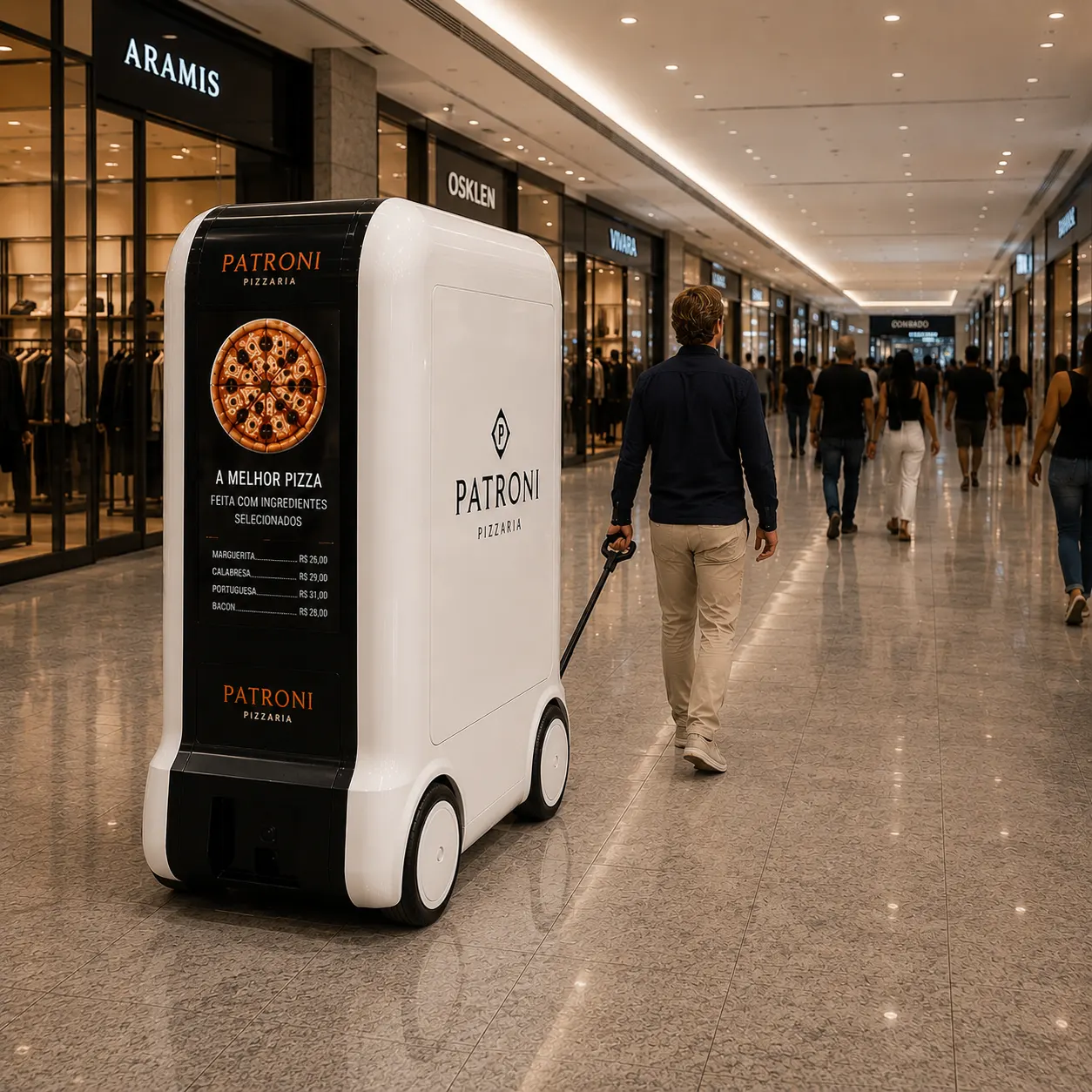 Mini Food Truck Quiosque móvel Quiosque para Shopping Food Tuk Carrinho