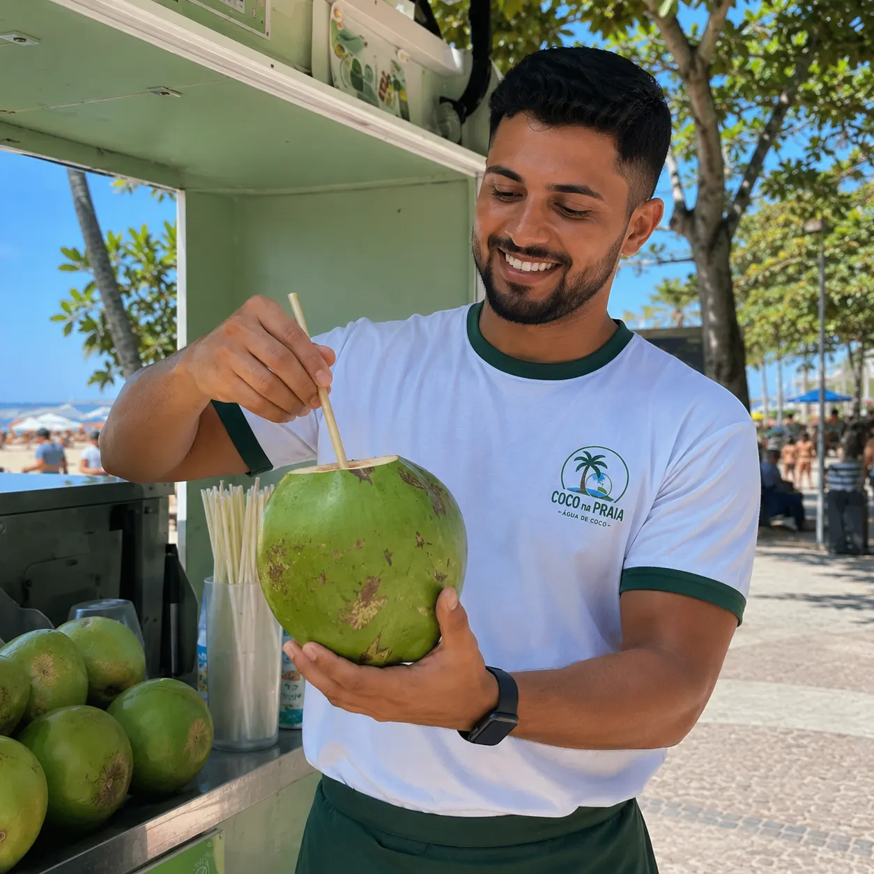 carrinho de água de coco quiosque de água de coco quiosque para vender água de coco