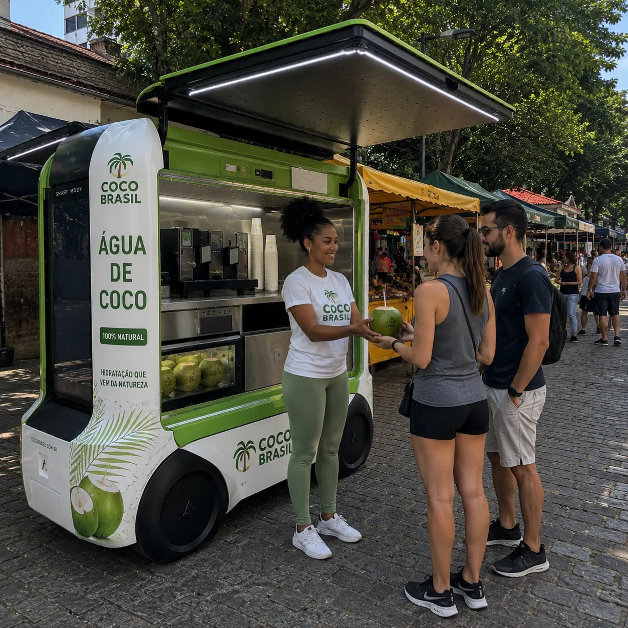 carrinho de água de coco quiosque de água de coco quiosque para vender água de coco