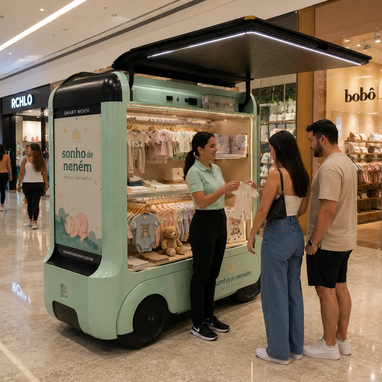 loja itinerante quiosque para shopping quiosque movel para venda