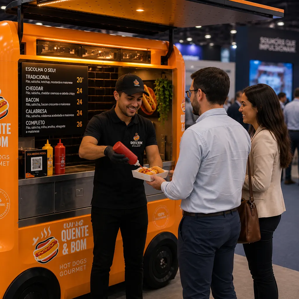mini food truck para eventos carrinho gourmet para eventos