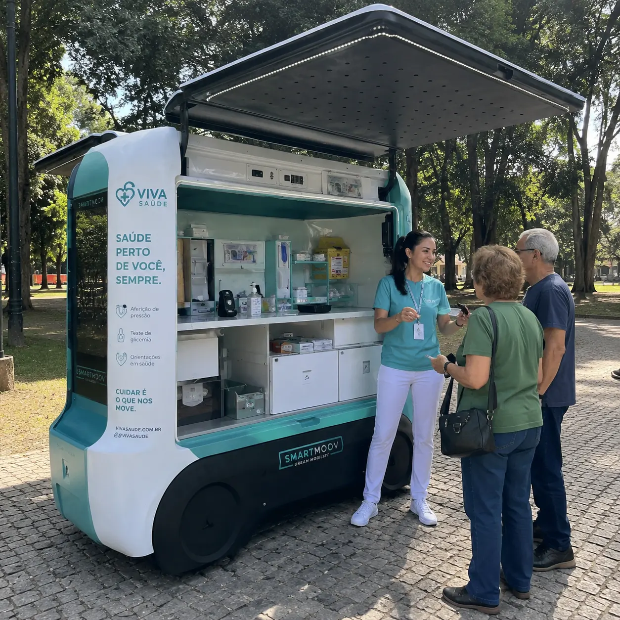 unidade movel de saúde elétrica